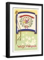 Flag of West Virginia-null-Framed Art Print