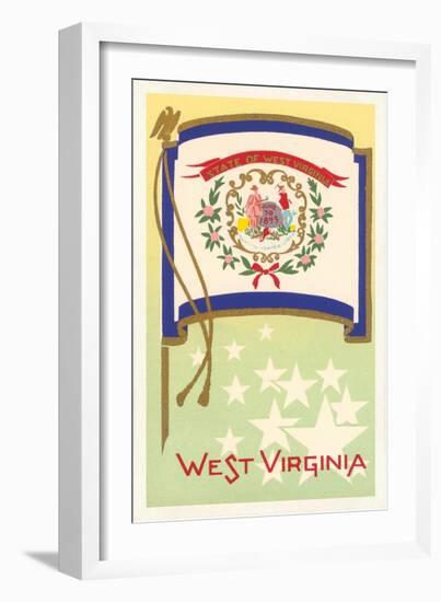 Flag of West Virginia-null-Framed Art Print