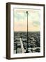 Flag Pole Gilder, South Waco-null-Framed Art Print