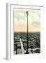 Flag Pole Gilder, South Waco-null-Framed Art Print