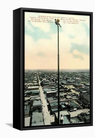 Flag Pole Gilder, South Waco-null-Framed Stretched Canvas