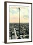 Flag Pole Gilder, South Waco-null-Framed Art Print