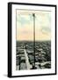 Flag Pole Gilder, South Waco-null-Framed Art Print