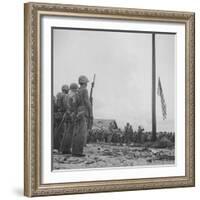 Flag Raising on Guam-null-Framed Photographic Print