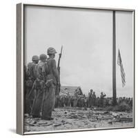 Flag Raising on Guam-null-Framed Photographic Print