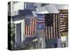 Flag Shop on Whidbey Island, Washington, USA-William Sutton-Stretched Canvas