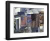 Flag Shop on Whidbey Island, Washington, USA-William Sutton-Framed Photographic Print