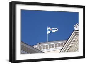 Flag, Tallin, Estonia, 2011-Sheldon Marshall-Framed Photographic Print