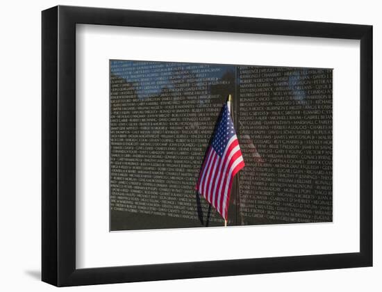 Flag Vietnam Veterans Memorial-null-Framed Art Print