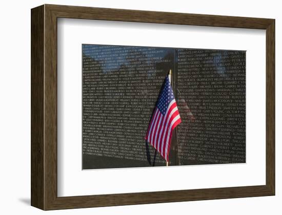 Flag Vietnam Veterans Memorial-null-Framed Art Print