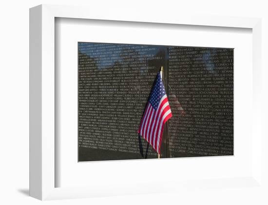 Flag Vietnam Veterans Memorial-null-Framed Art Print