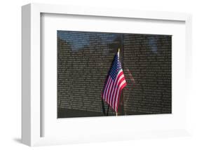 Flag Vietnam Veterans Memorial-null-Framed Art Print