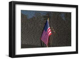 Flag Vietnam Veterans Memorial-null-Framed Art Print