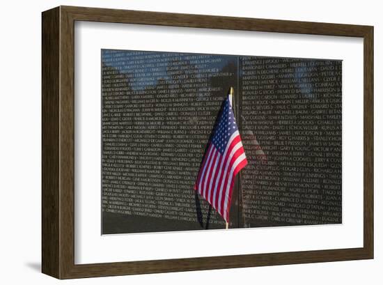 Flag Vietnam Veterans Memorial-null-Framed Art Print