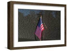 Flag Vietnam Veterans Memorial-null-Framed Art Print