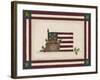 Flag with Basket of Apples-Debbie McMaster-Framed Giclee Print