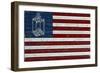 Flag with Paul Revere's Lantern-Lantern Press-Framed Art Print