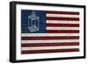 Flag with Paul Revere's Lantern-Lantern Press-Framed Art Print