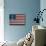 Flag with Paul Revere's Lantern-Lantern Press-Mounted Art Print displayed on a wall