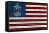 Flag with Paul Revere's Lantern-Lantern Press-Framed Stretched Canvas