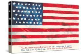 Flag with Poem-null-Stretched Canvas