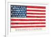 Flag with Poem-null-Framed Premium Giclee Print