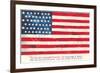 Flag with Poem-null-Framed Premium Giclee Print