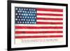 Flag with Poem-null-Framed Premium Giclee Print