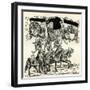 Flagbearers on horseback-Hans Burgkmair-Framed Giclee Print