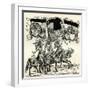 Flagbearers on horseback-Hans Burgkmair-Framed Giclee Print