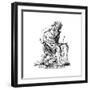 Flagellant, 16th Century-Jost Amman-Framed Giclee Print