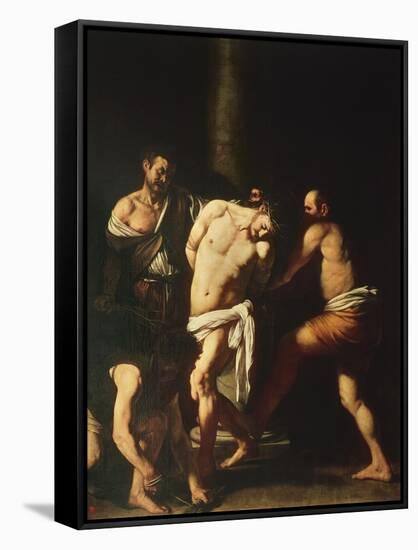 Flagellation, 1607-Caravaggio-Framed Stretched Canvas