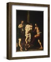 Flagellation, 1607-Caravaggio-Framed Giclee Print