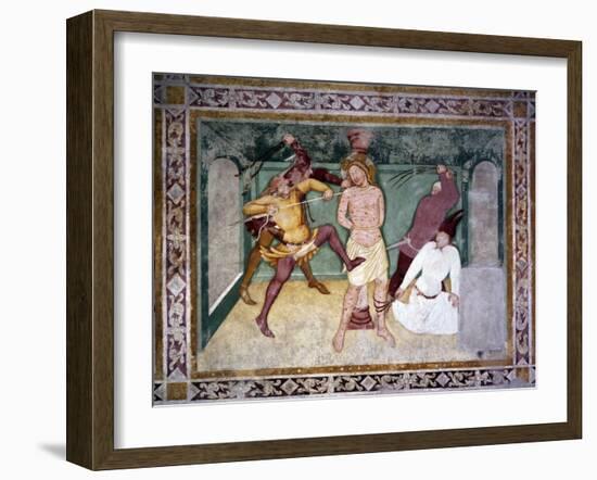 Flagellation of Christ (Flagellazione Di Cristo)-null-Framed Giclee Print