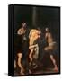 Flagellation of Christ-Caravaggio-Framed Stretched Canvas