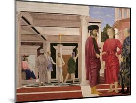 Flagellation of Christ-Piero della Francesca-Mounted Art Print