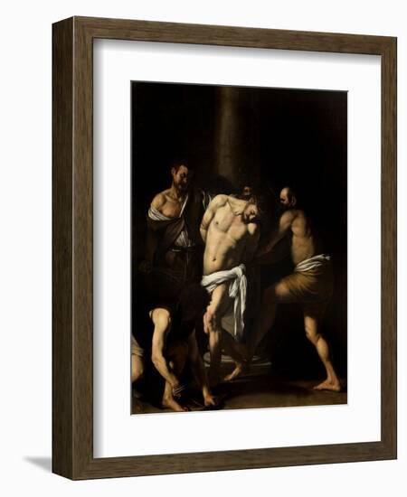 Flagellation of Christ-Caravaggio-Framed Art Print