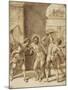 Flagellation of Christ-Guercino-Mounted Giclee Print