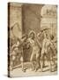Flagellation of Christ-Guercino-Stretched Canvas