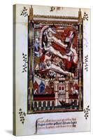 Flagellation of St Denis, St Rustic and St Eleutherius, 1317-null-Stretched Canvas