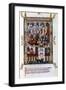 Flagellation of St Denis, St Rusticus and St Eleutherius, 1317-null-Framed Giclee Print