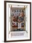 Flagellation of St Denis, St Rusticus and St Eleutherius, 1317-null-Framed Giclee Print
