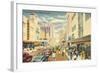 Flagler Street, Miami, Florida-null-Framed Art Print