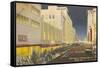 Flagler Street, Miami, Florida-null-Framed Stretched Canvas