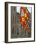 Flags and Lamps of the Chiocciola Contrada in the Via San Marco During the Palio, Siena, Italy-Ruth Tomlinson-Framed Photographic Print