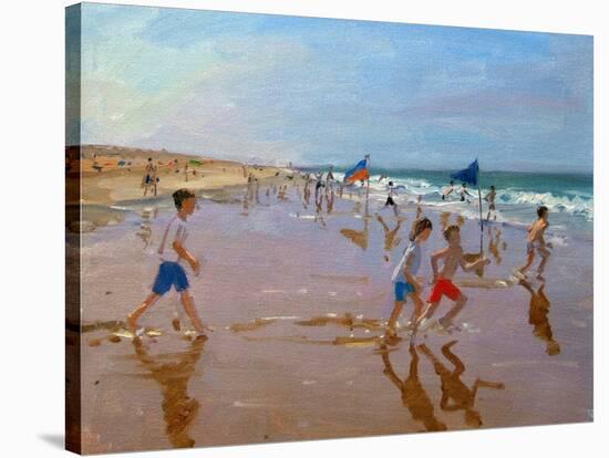 Flags and Reflections, Montalivet-Andrew Macara-Stretched Canvas