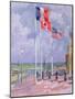 Flags at Courseulles, Normandy-Sarah Butterfield-Mounted Giclee Print