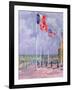 Flags at Courseulles, Normandy-Sarah Butterfield-Framed Giclee Print