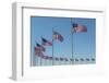 Flags by Washington Monument, Washington DC, Usa-Jim Engelbrecht-Framed Photographic Print