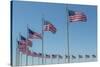 Flags by Washington Monument, Washington DC, Usa-Jim Engelbrecht-Stretched Canvas